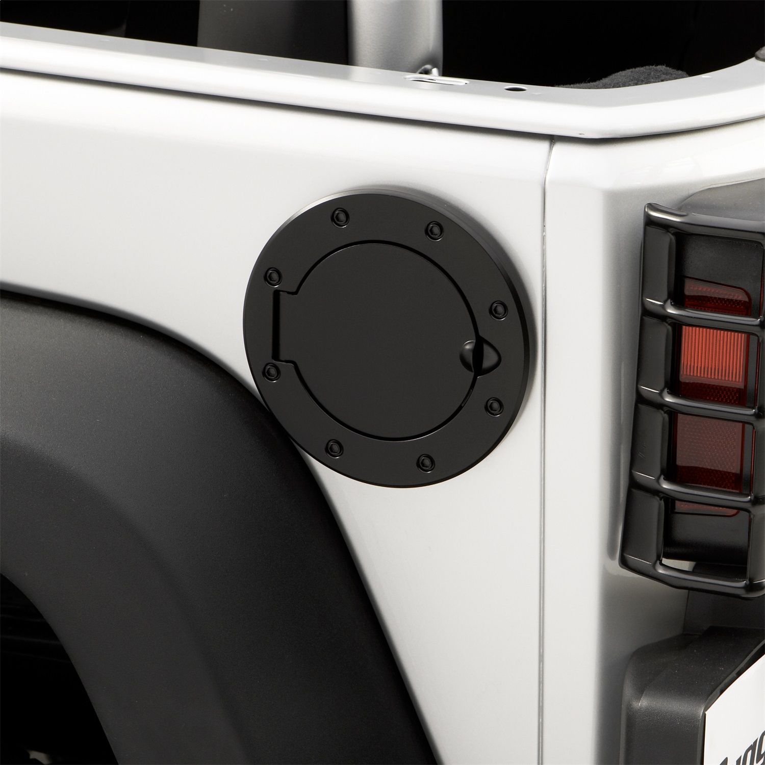 2017, 2016, 2015, 2014, 2013, 2012, 2011, 2010, 2009, 2008, 2007 Jeep Wrangler Fuel Door Cover