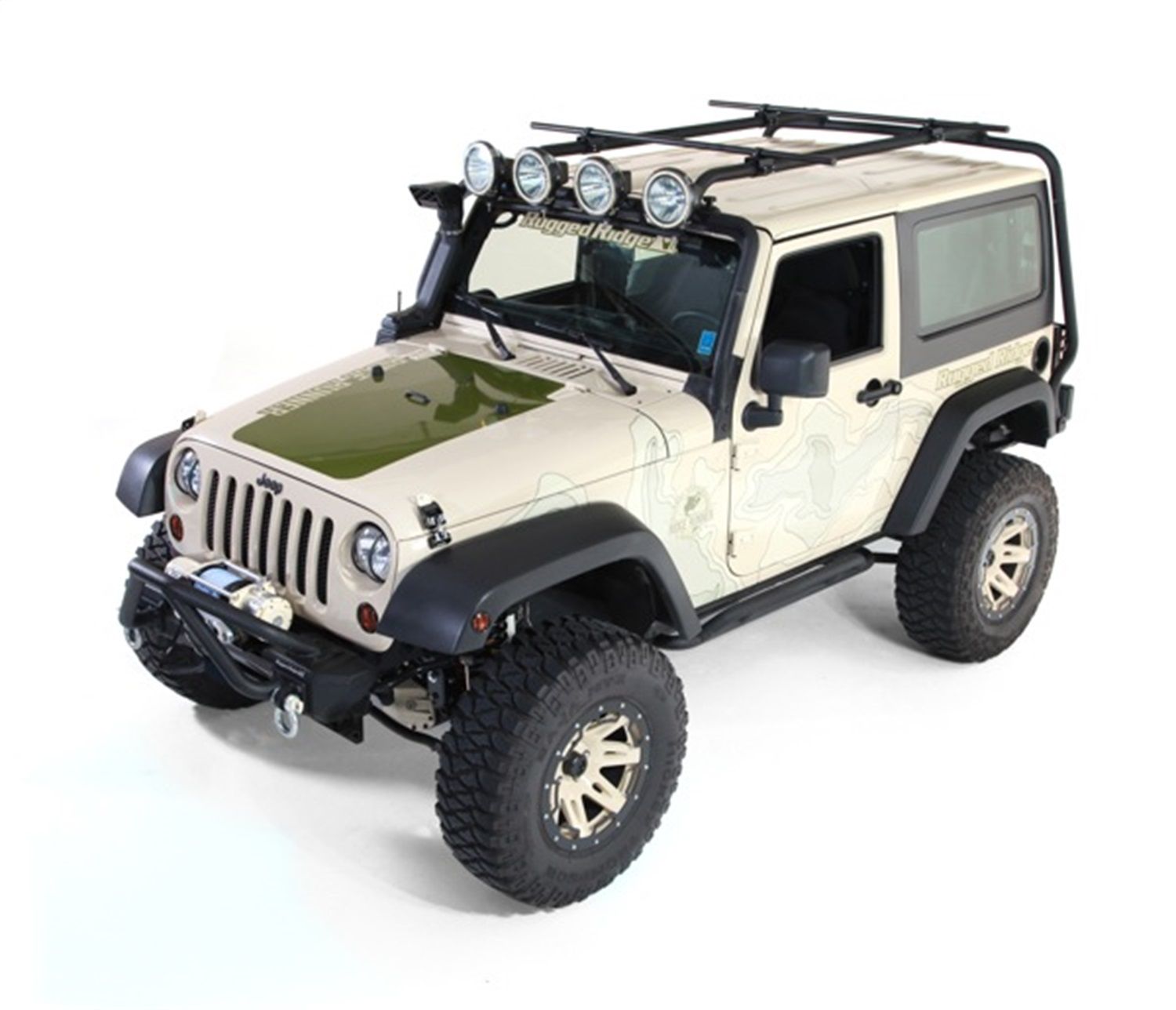 2017, 2016, 2015, 2014, 2013, 2012, 2011, 2010, 2009, 2008, 2007 Jeep Wrangler Roof Rack
