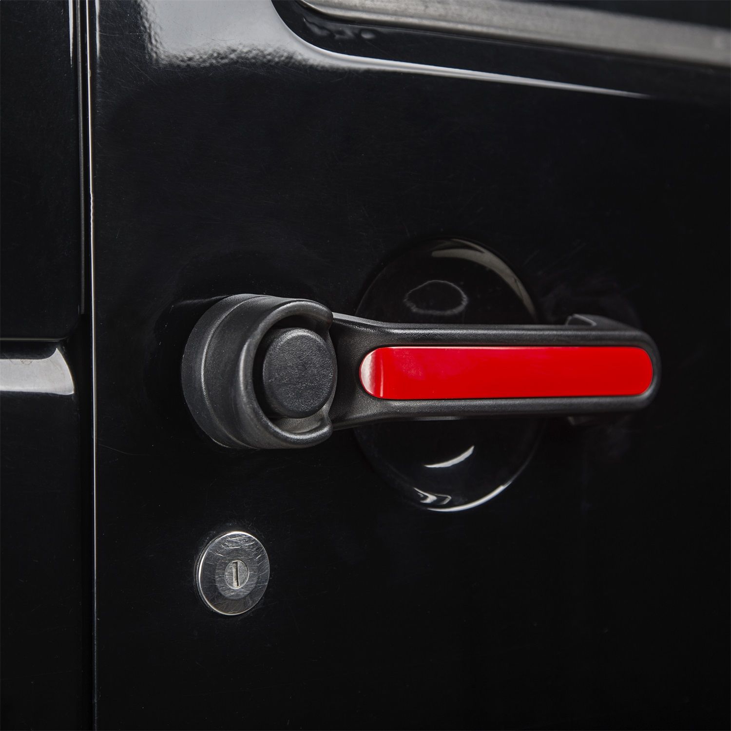 2017, 2016, 2015, 2014, 2013, 2012, 2011, 2010, 2009, 2008, 2007 Jeep Wrangler Exterior Door Handle Trim
