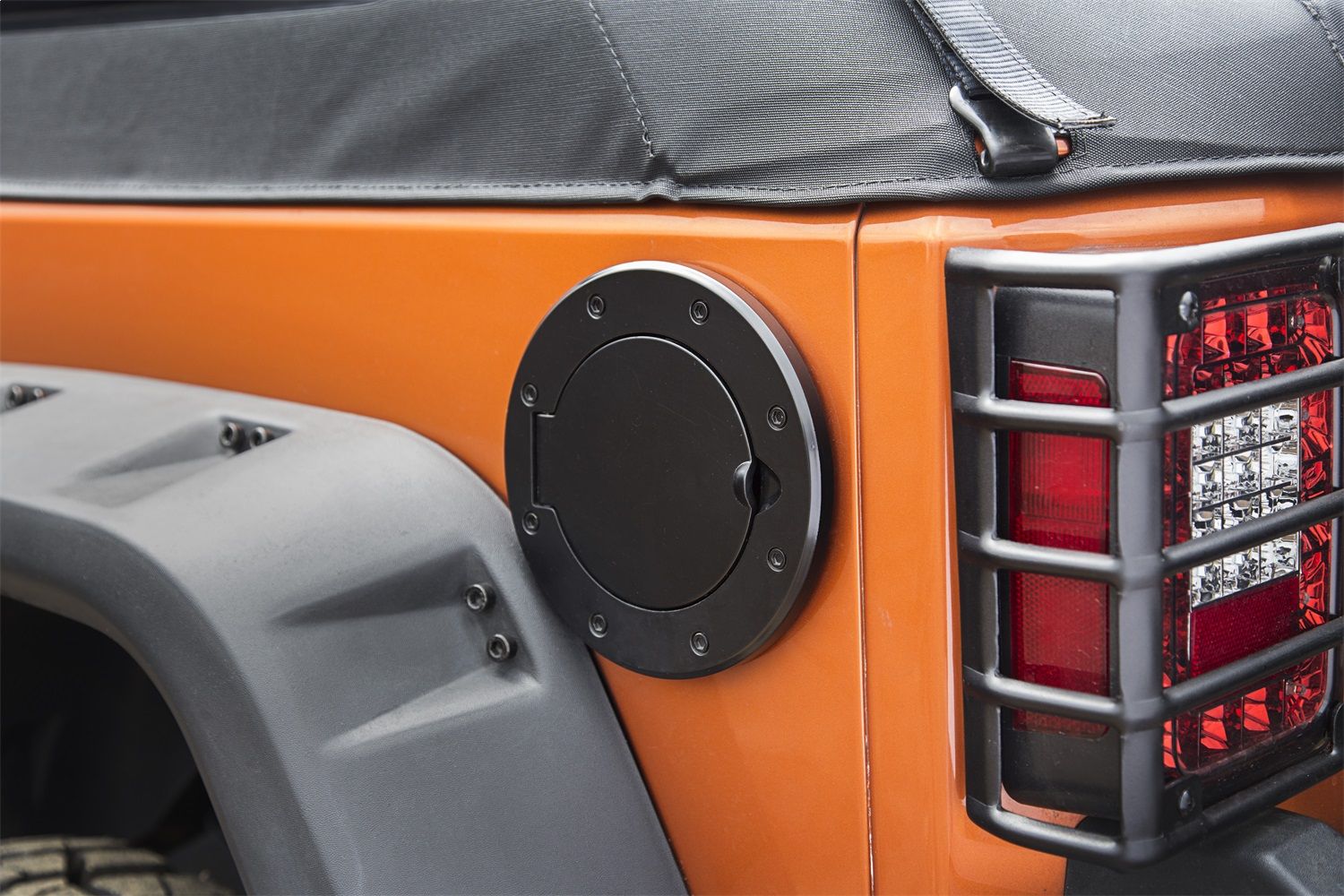 2017, 2016, 2015, 2014, 2013, 2012, 2011, 2010, 2009, 2008, 2007 Jeep Wrangler Fuel Door Cover