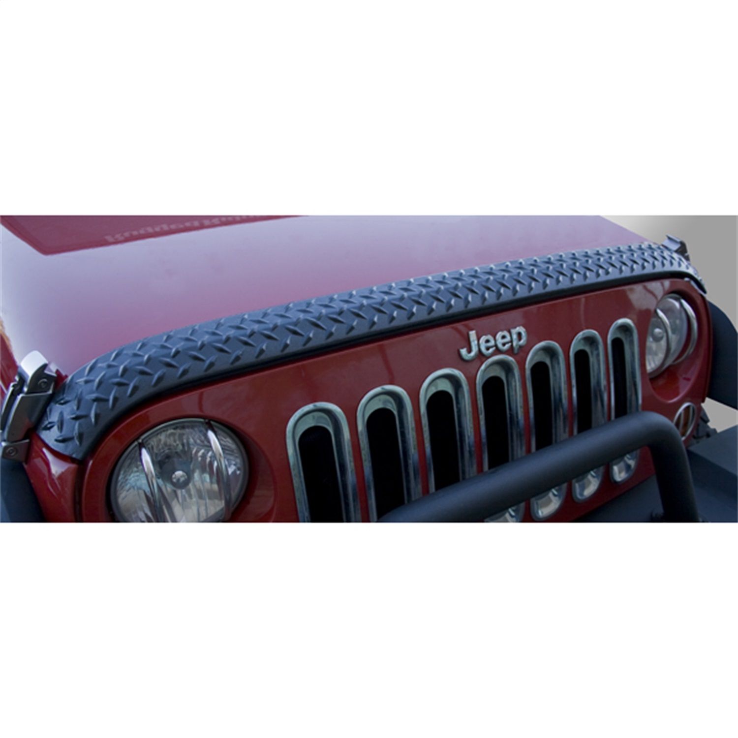 2017, 2016, 2015, 2014, 2013, 2012, 2011, 2010, 2009, 2008, 2007 Jeep Wrangler Hood Deflector