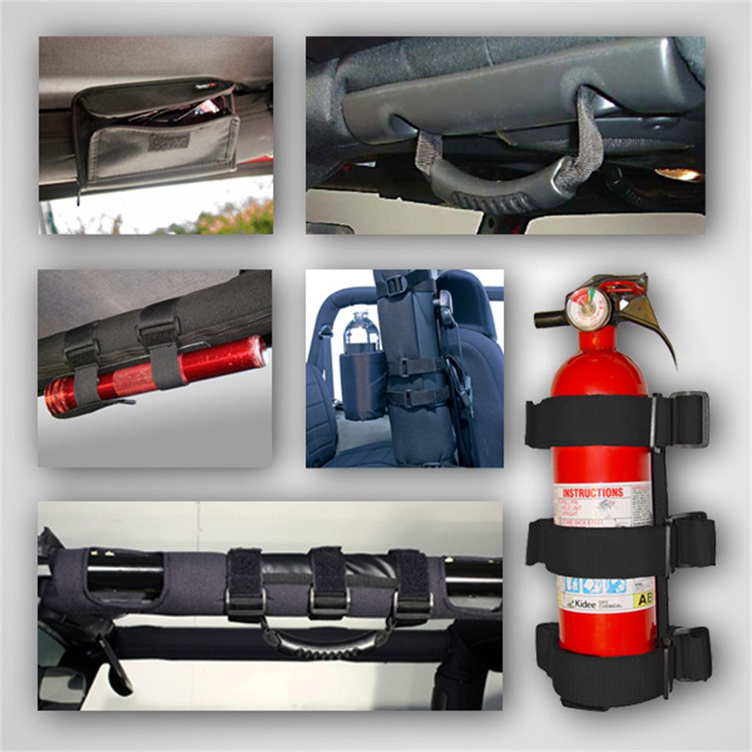2017, 2016, 2015, 2014, 2013, 2012, 2011, 2010, 2009, 2008, 2007 Jeep Wrangler Roll Bar Storage Bag