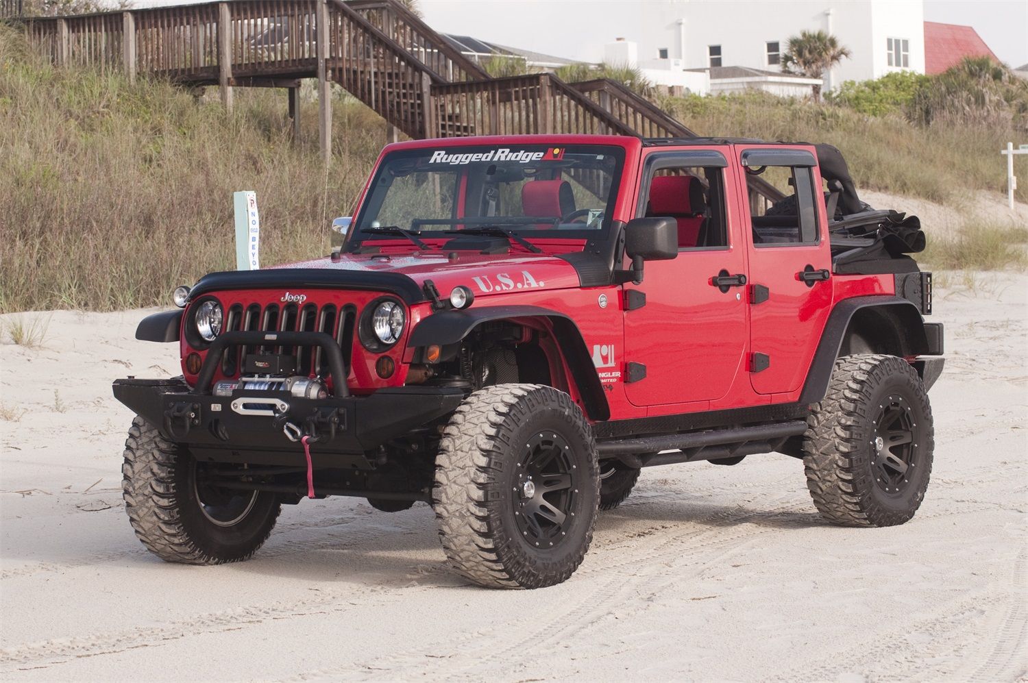 2017, 2016, 2015, 2014, 2013, 2012, 2011, 2010, 2009, 2008, 2007 Jeep Wrangler Side Window Deflector