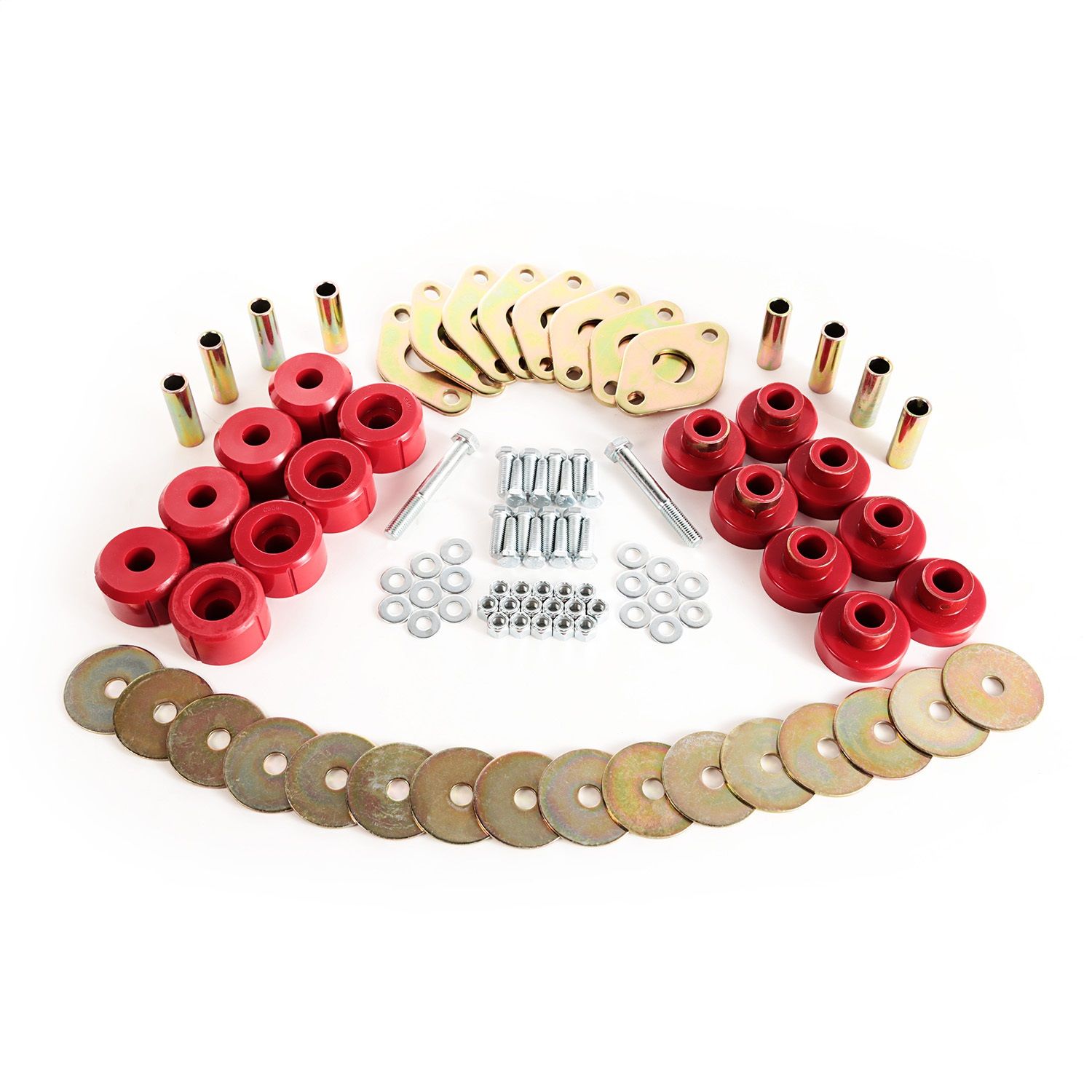 2017, 2016, 2015, 2014, 2013, 2012, 2011, 2010, 2009, 2008, 2007 Jeep Wrangler Body Mount Set