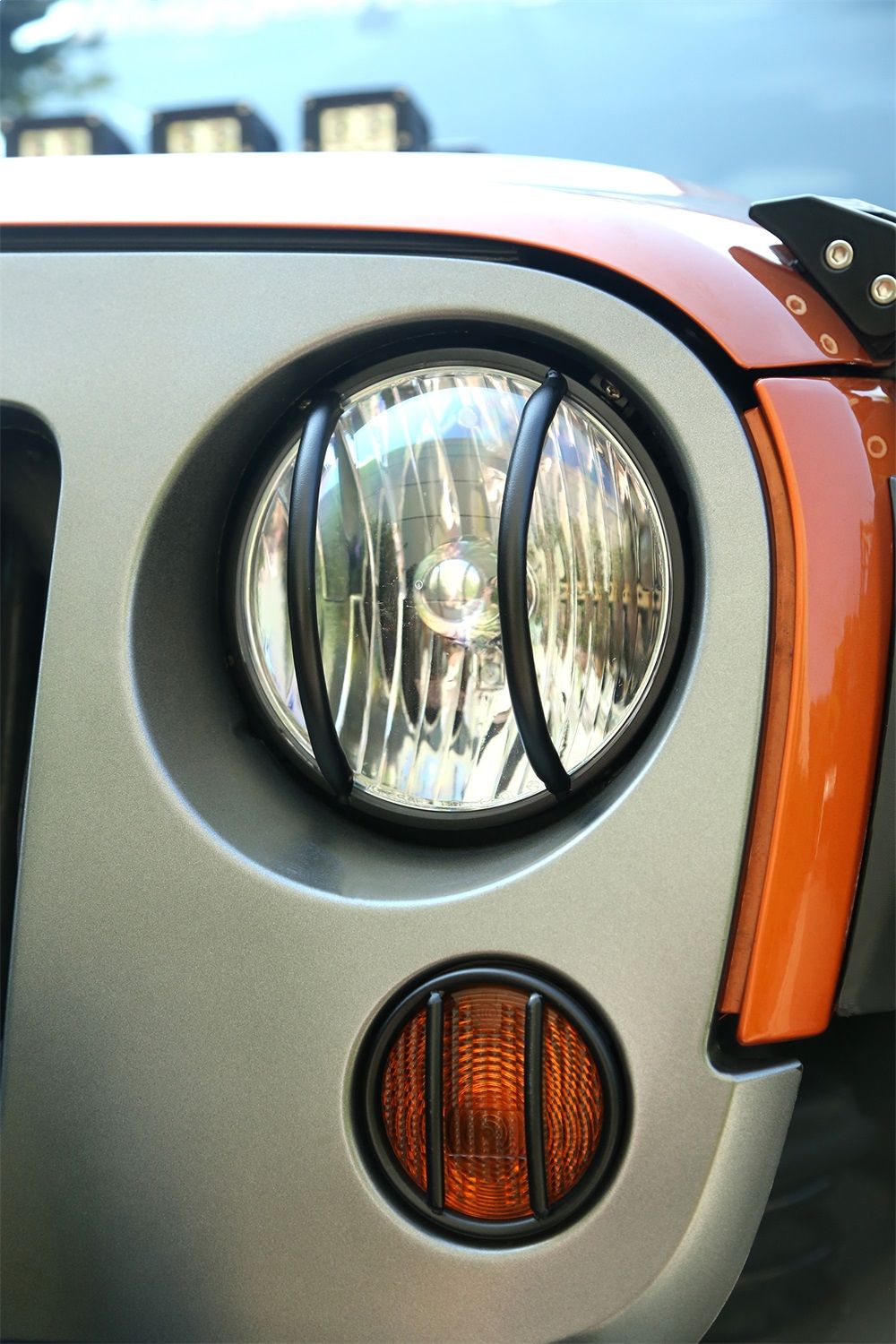 2017, 2016, 2015, 2014, 2013, 2012, 2011, 2010, 2009, 2008, 2007 Jeep Wrangler Headlight Guard