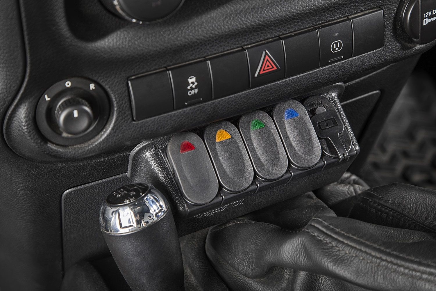 2017, 2016, 2015, 2014, 2013, 2012, 2011 Jeep Wrangler Toggle Switch