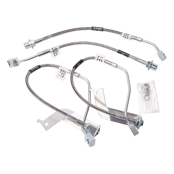 1999-2003 Ford Mustang Brake Hydraulic Hose Kit - Front and Rear (Russell)