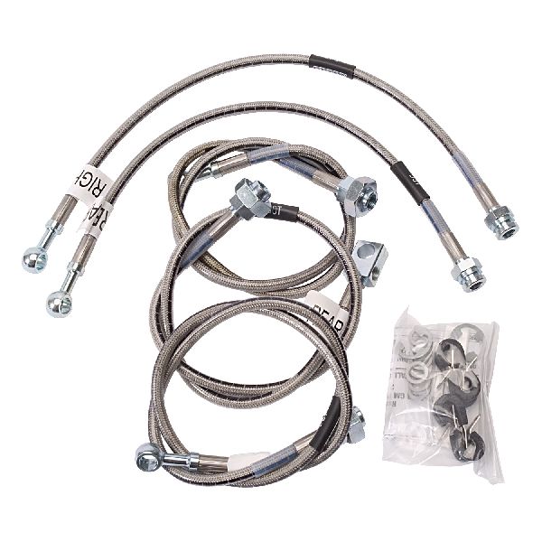 2001-2006 GMC Sierra 3500 Brake Hydraulic Hose Kit - Front and Rear (Russell)