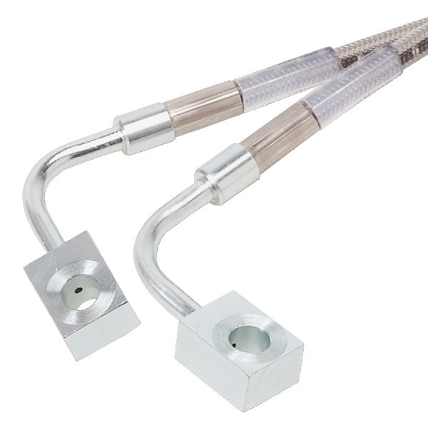 2007-2008 Jeep Wrangler Brake Hydraulic Hose Kit - Front and Rear (Russell)