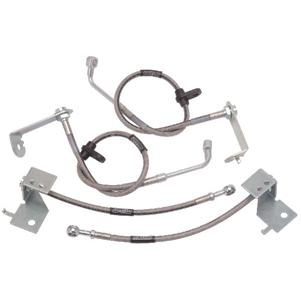 2005-2010 Ford Mustang Brake Hydraulic Hose Kit - Front and Rear (Russell)
