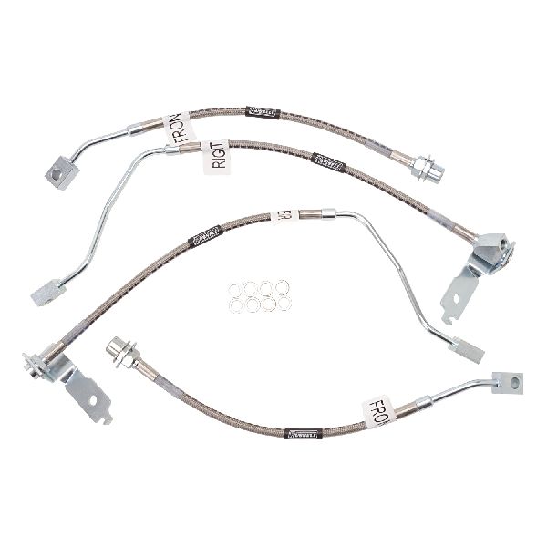 1996-1998 Ford Mustang Brake Hydraulic Hose Kit - Front and Rear (Russell)