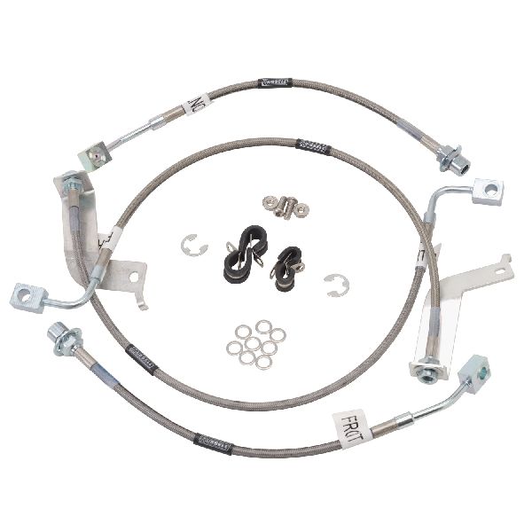 1999-2004 Ford Mustang Brake Hydraulic Hose Kit - Front and Rear (Russell)