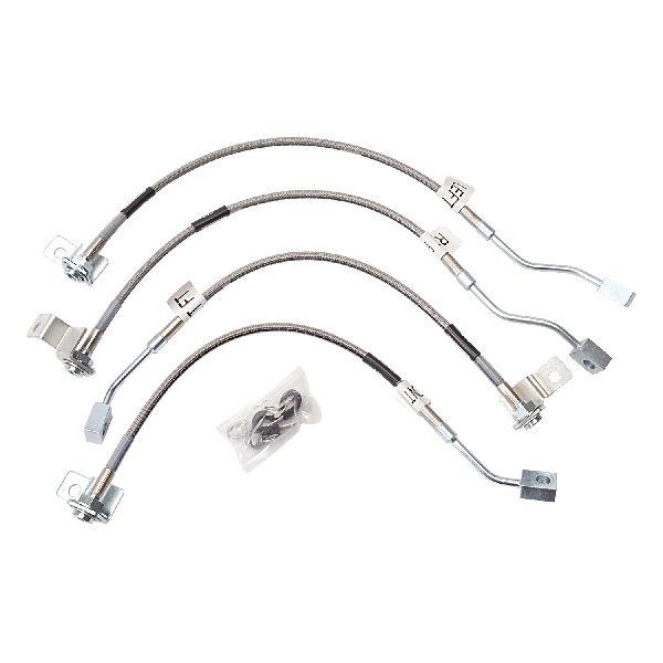 2003-2005 Dodge Neon Brake Hydraulic Hose Kit - Front and Rear (Russell)