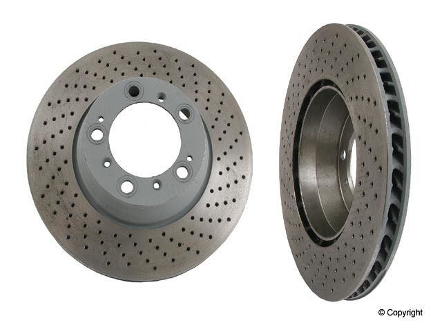 2001-2016 Porsche 911 Disc Brake Rotor - Rear Right (Sebro)