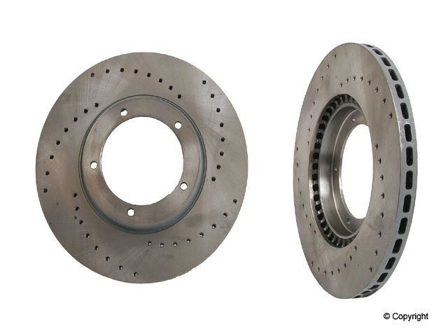 1965-1983 Porsche 911 Disc Brake Rotor Set - Front (Sebro)