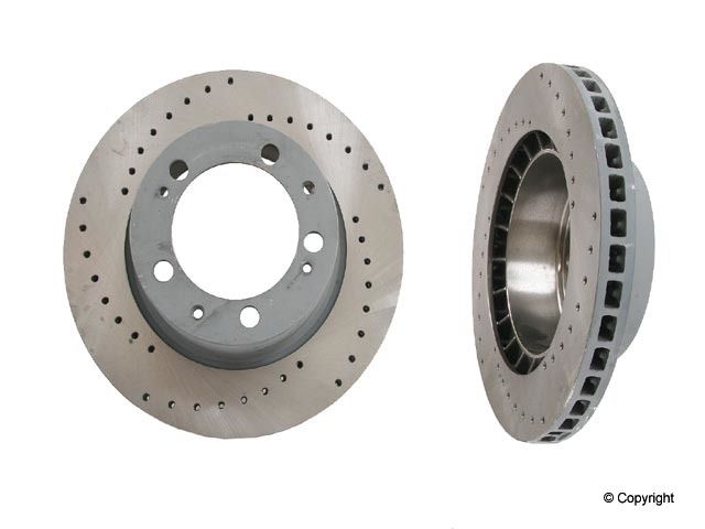 1989-1994 Porsche 911 Disc Brake Rotor Set - Front (Sebro)