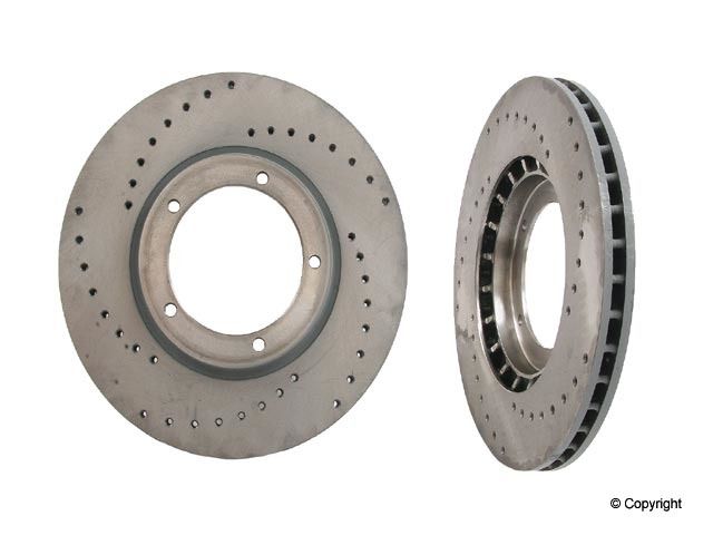 1984-1989 Porsche 911 Disc Brake Rotor - Front (Sebro)