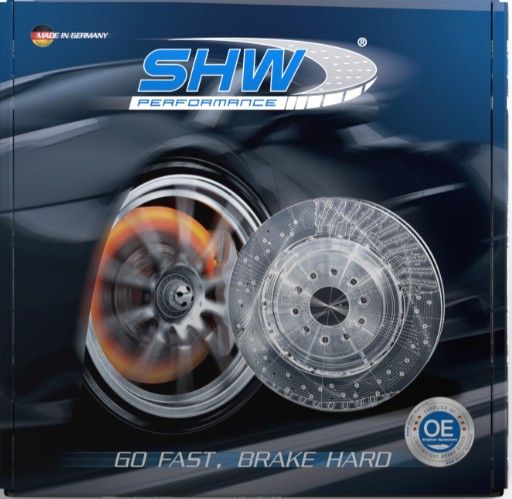 2017-2020 Porsche Panamera Disc Brake Rotor - Rear Left (SHW Performance)