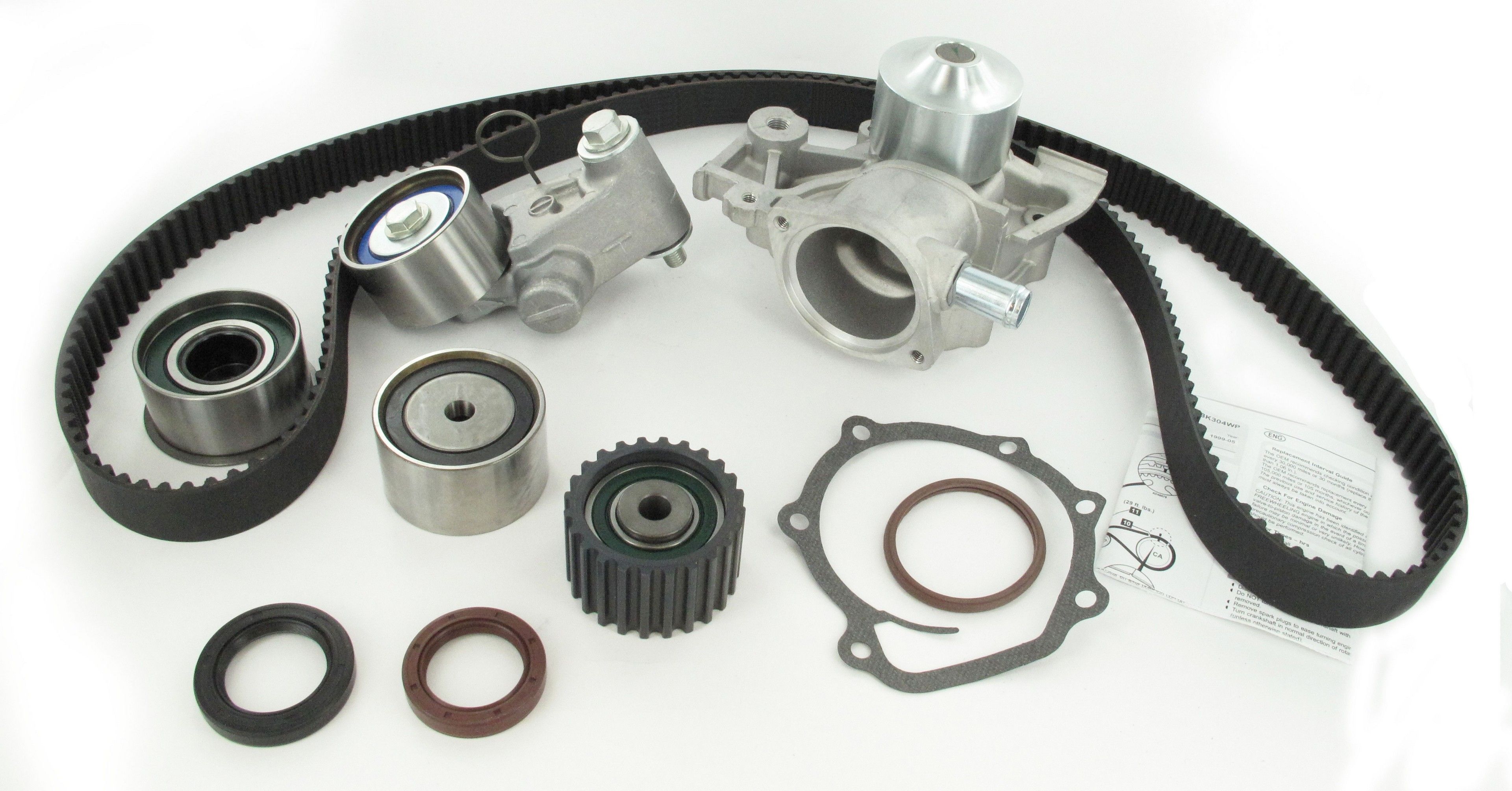 2008, 2007, 2006, 2005, 2004, 2003, 2002, 2001, 2000, 1999 Subaru Forester Engine Timing Belt Kit with Water Pump