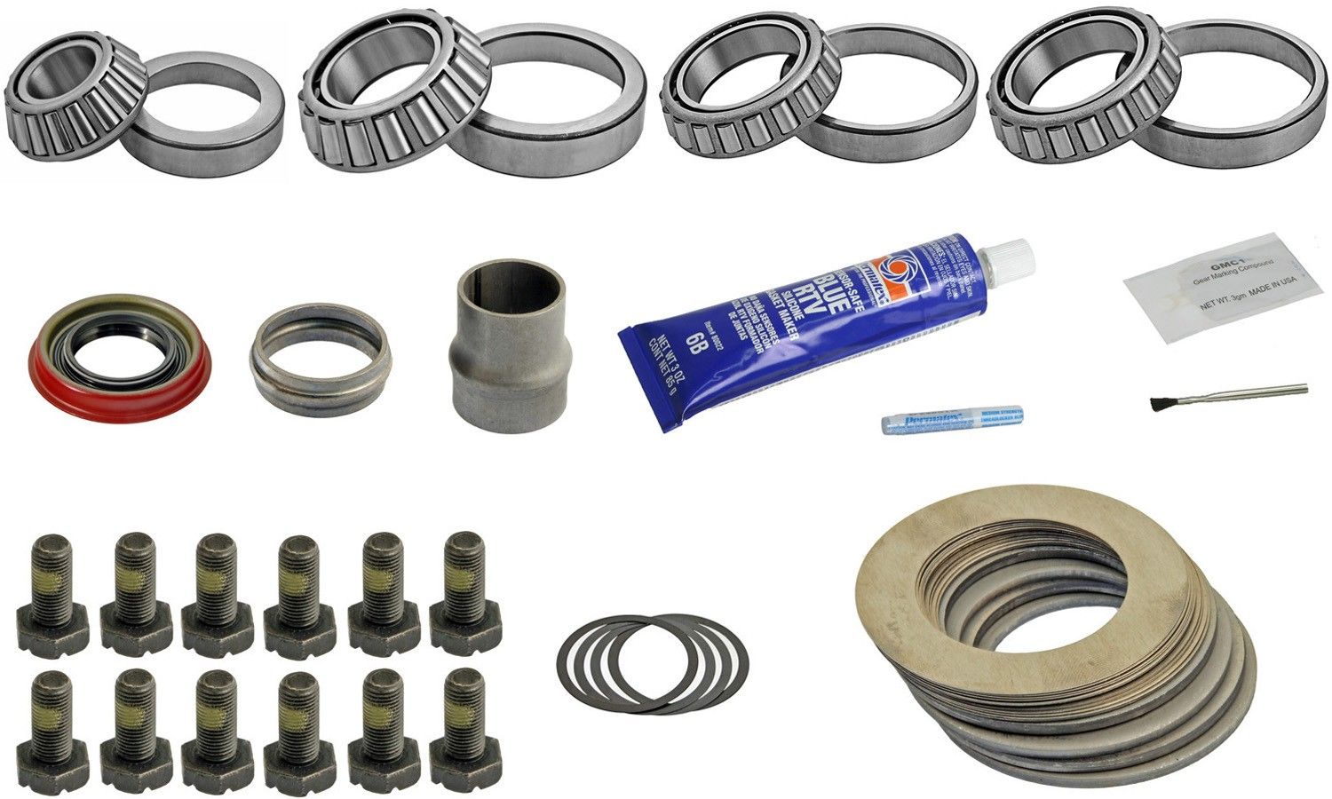 2022, 2021, 2020, 2019, 2018, 2017, 2016, 2015 Ford Transit-150 Axle Differential Bearing and Seal Kit