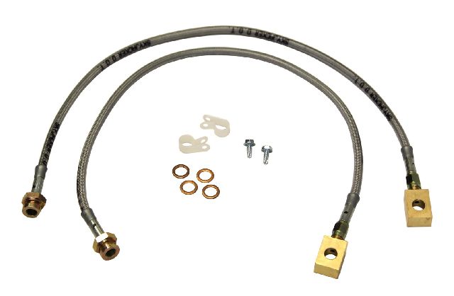 1987-1995 Jeep Wrangler Brake Hydraulic Hose - Front (Skyjacker)
