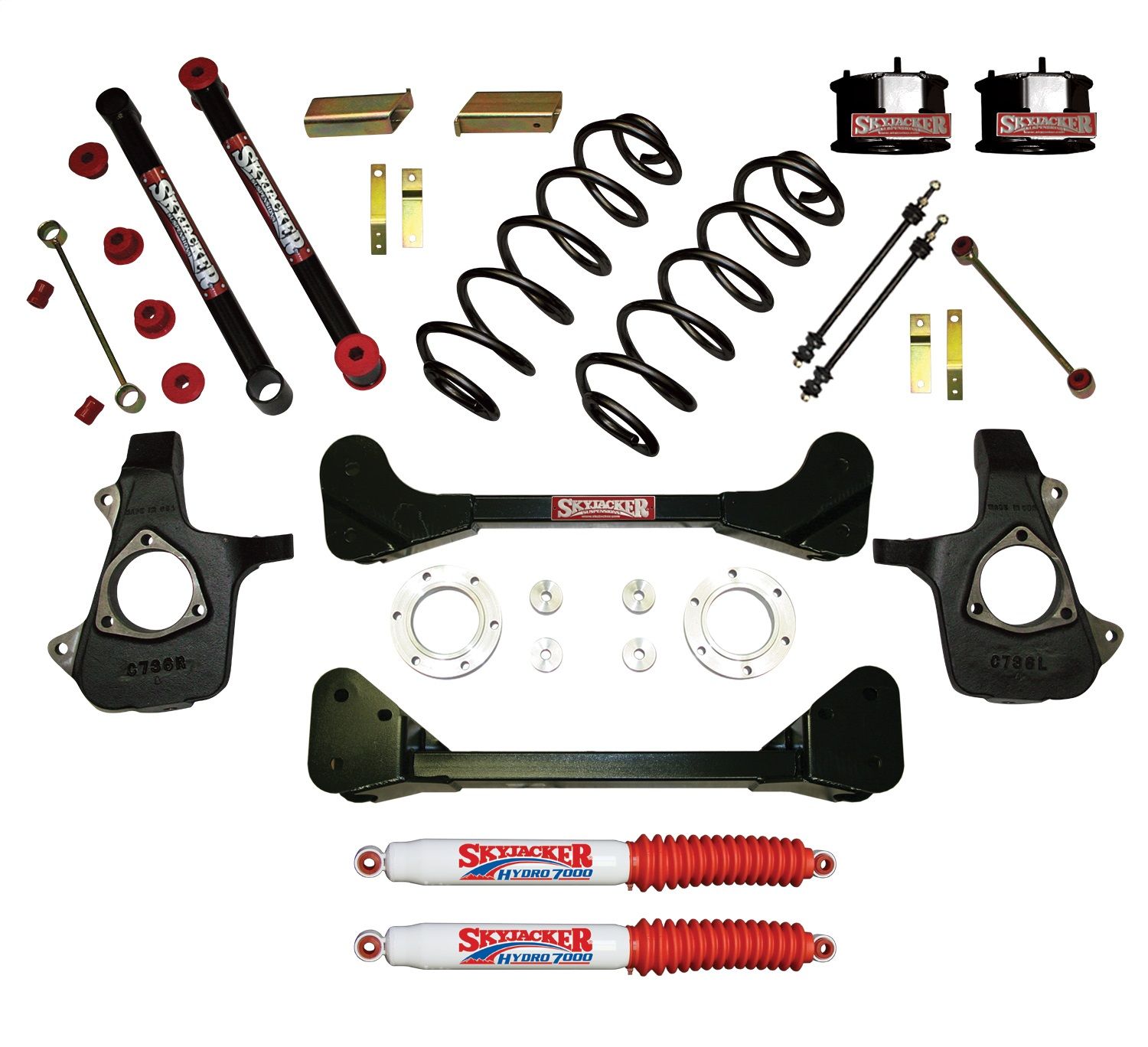 2013, 2012, 2011, 2010, 2009, 2008, 2007 Chevrolet Avalanche Suspension Lift Kit