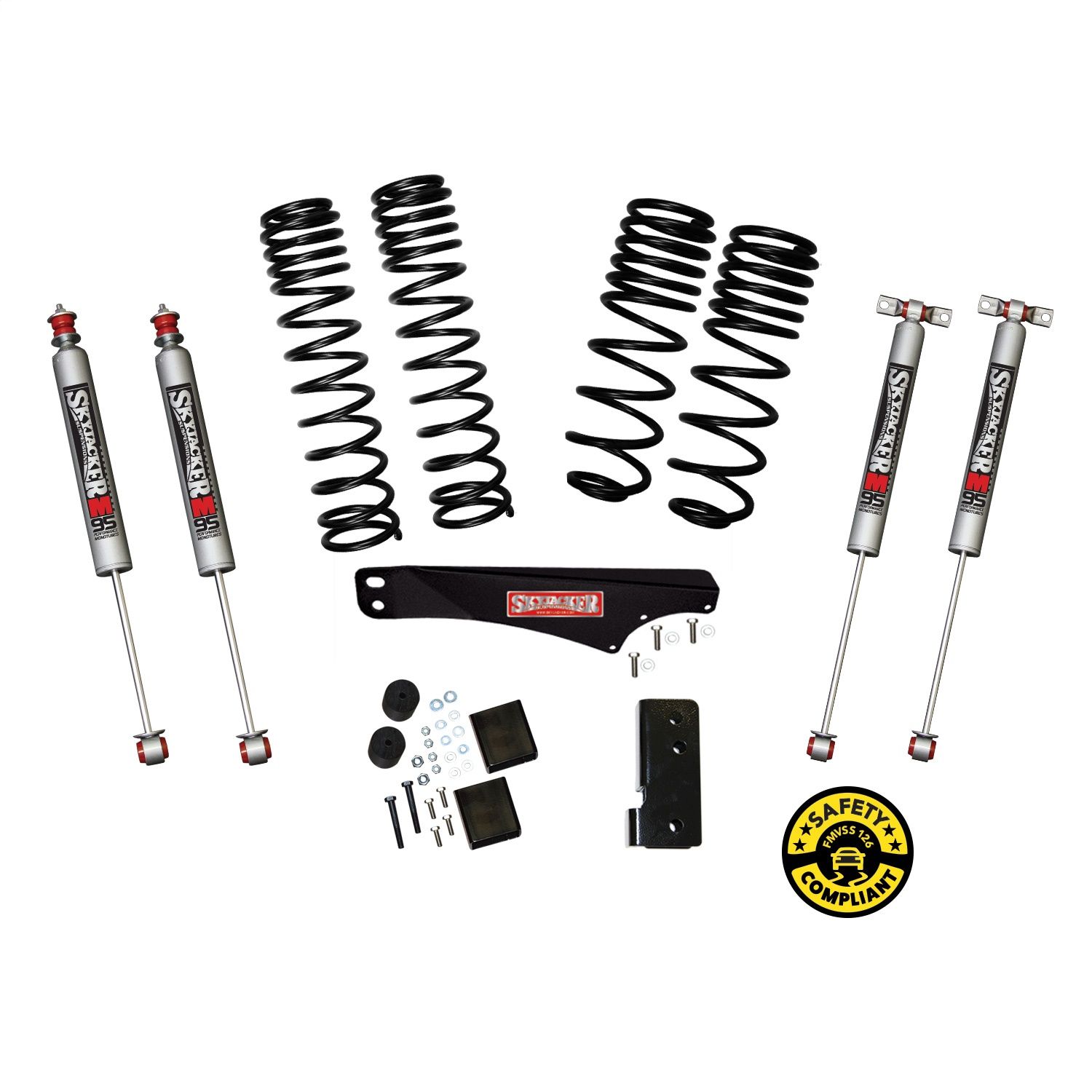 2017, 2016, 2015, 2014, 2013, 2012, 2011, 2010, 2009, 2008, 2007 Jeep Wrangler Suspension Lift Kit