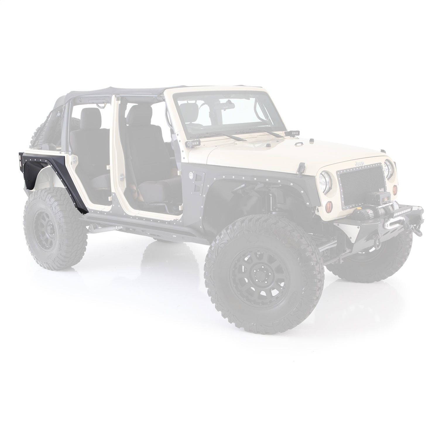 2018, 2017, 2016, 2015, 2014, 2013, 2012, 2011, 2010, 2009, 2008, 2007 Jeep Wrangler Body Protection Cover