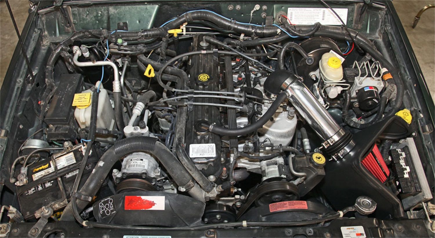 2001, 2000, 1999, 1998, 1997, 1996, 1995, 1994, 1993, 1992, 1991 Jeep Cherokee Air Intake Kit