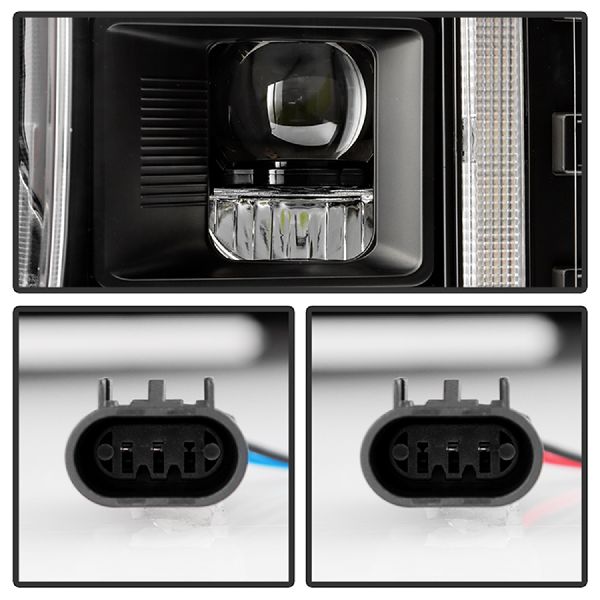 2020-2022 Ford F-250 Super Duty Headlight Set (Spyder)