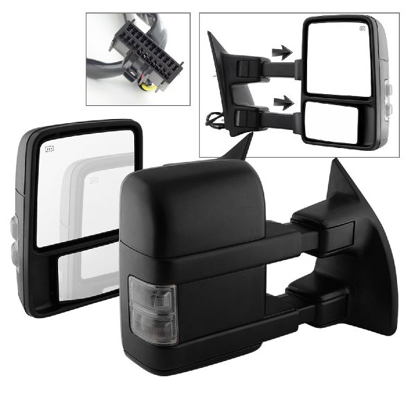 2008-2015 Ford F-550 Super Duty Door Mirror Set (Spyder)