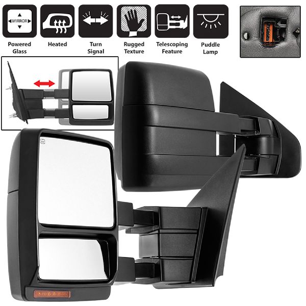 2007-2014 Ford F-150 Door Mirror Set (Spyder)