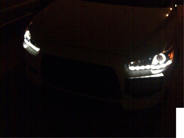 2008-2014 Mitsubishi Lancer Headlight Set (Spyder)