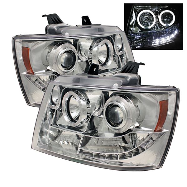 2007-2013 Chevrolet Avalanche Headlight Set (Spyder)