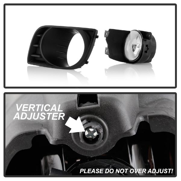2008-2016 Toyota Sequoia Fog Light Assembly (Spyder)