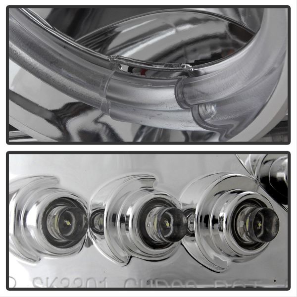 1999-2004 GMC Sierra 2500 Headlight Set (Spyder)