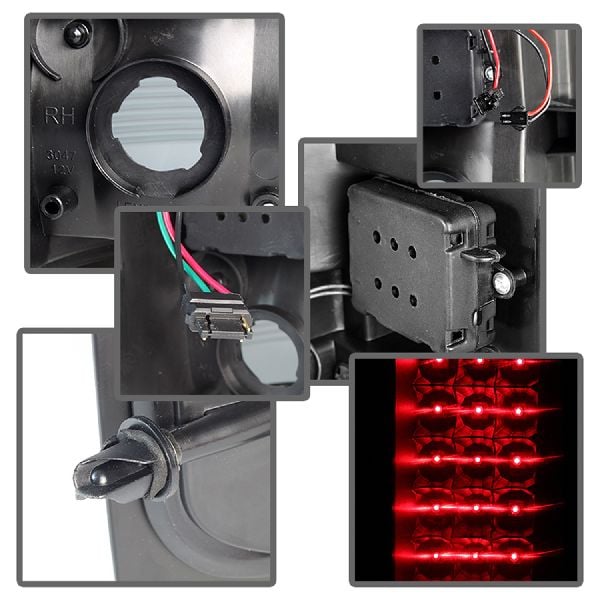 2007-2013 Chevrolet Silverado 1500 Tail Light Set (Spyder)