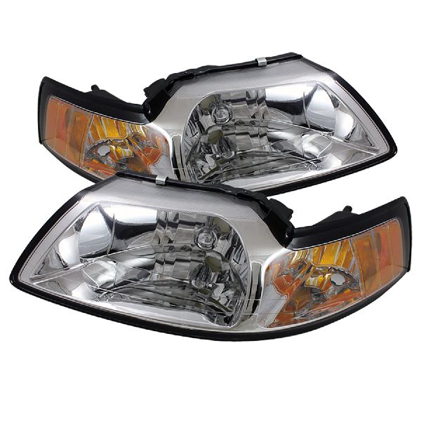 1999-2004 Ford Mustang Headlight Set (Spyder)