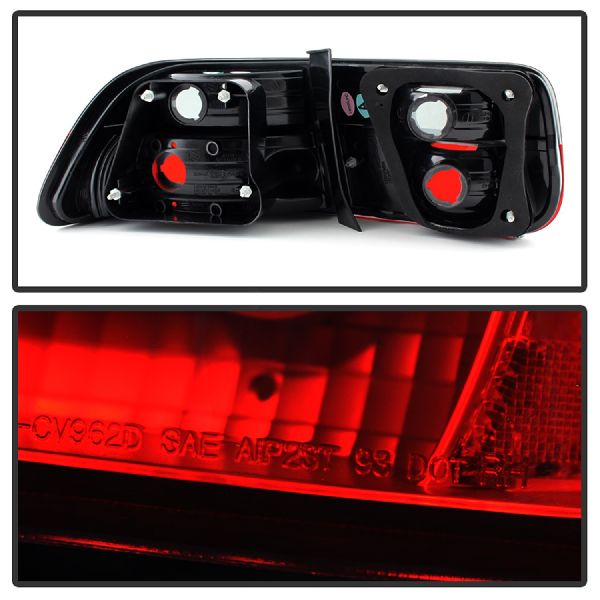 1996-2000 Honda Civic Tail Light Set (Spyder)