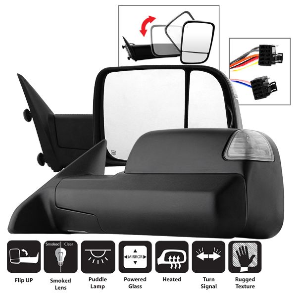 2011-2012 Ram 1500 Door Mirror Set (Spyder)