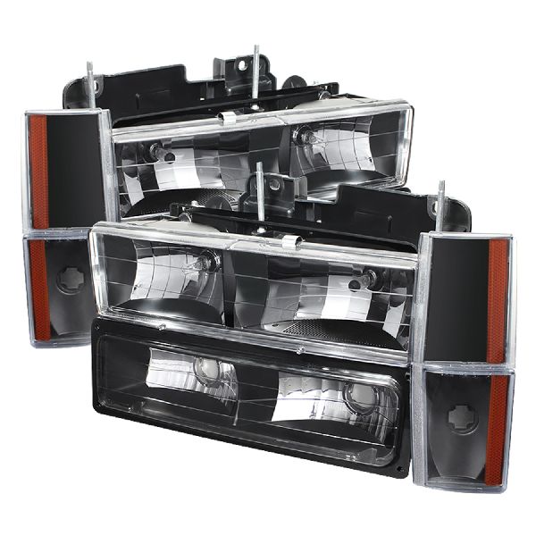 1988-1993 Chevrolet C3500 Headlight Set (Spyder)