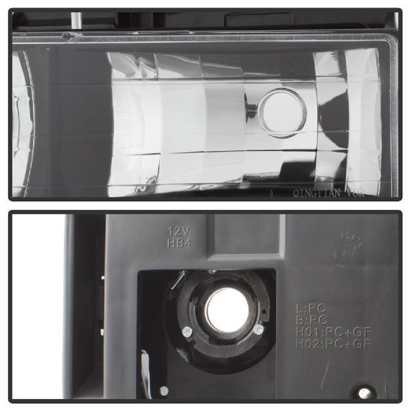 1994-1998 GMC C1500 Headlight Set (Spyder)