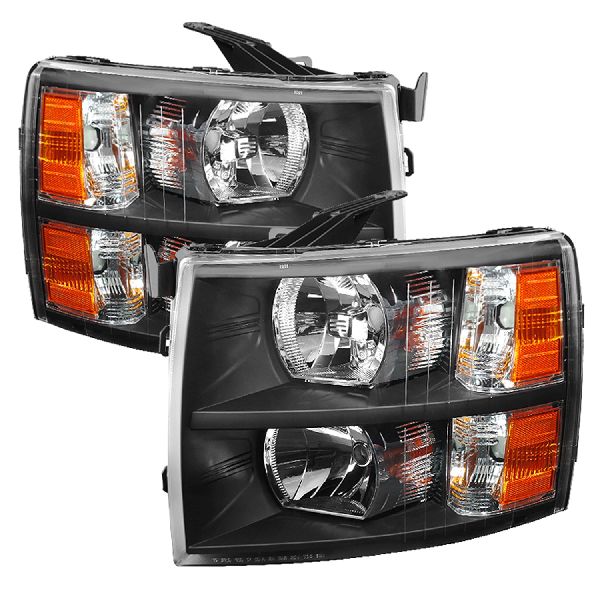 2007-2013 Chevrolet Silverado 1500 Headlight Set (Spyder)