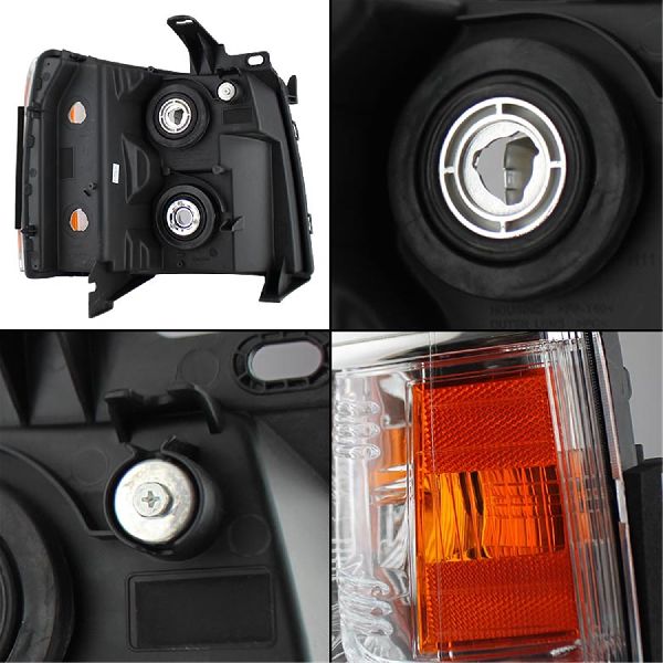 2007-2013 Chevrolet Silverado 1500 Headlight Set (Spyder)