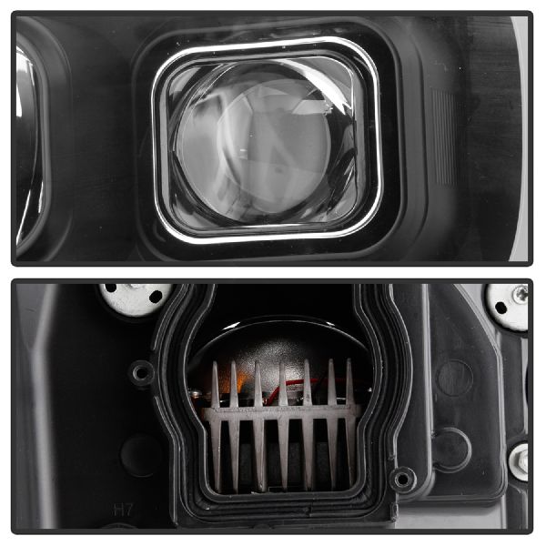 2007-2013 Chevrolet Avalanche Headlight Set (Spyder)