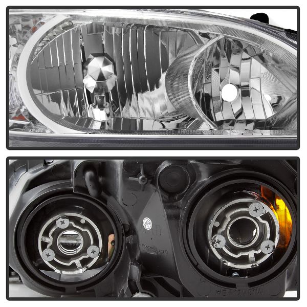 2004-2005 Honda Civic Headlight Set (Spyder)