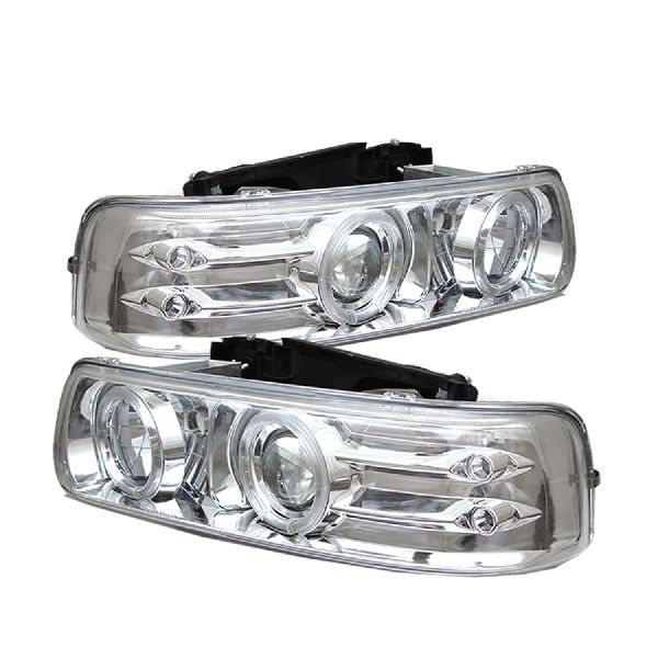 1999-2002 Chevrolet Silverado 2500 Headlight Set (Spyder)