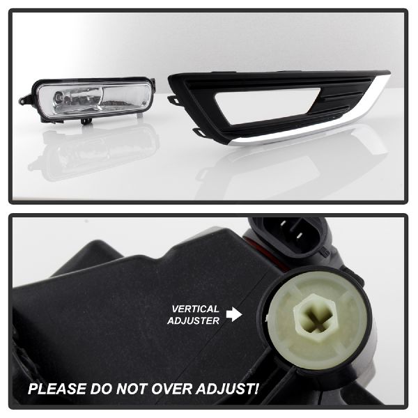2015-2016 Ford Focus Fog Light Assembly (Spyder)