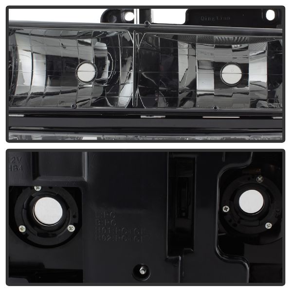 1994-1998 Chevrolet C3500 Headlight Set (Spyder)