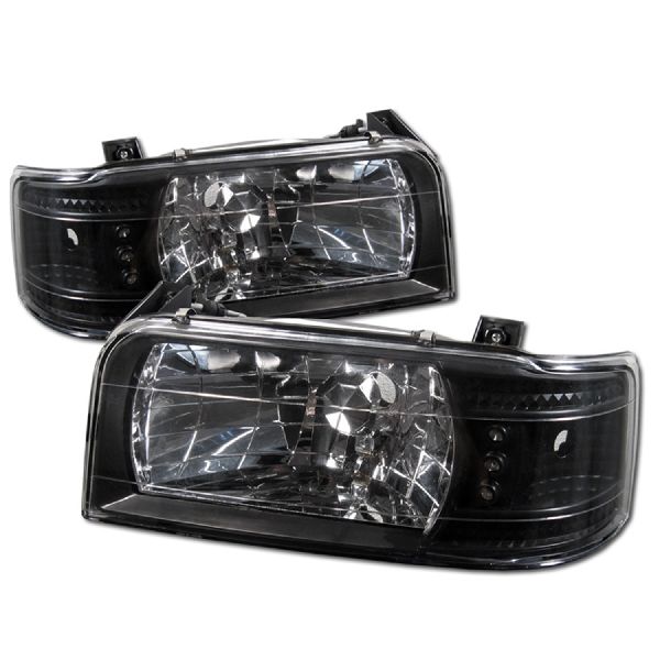 1992-1996 Ford F-150 Headlight Set (Spyder)